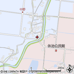 兵庫県赤穂郡上郡町中野153周辺の地図