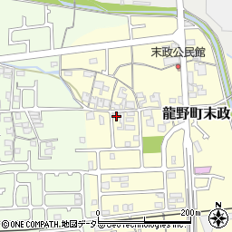 兵庫県たつの市龍野町末政135周辺の地図