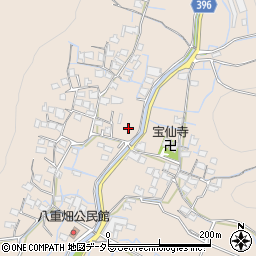 兵庫県姫路市飾東町八重畑周辺の地図