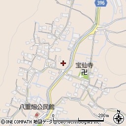 兵庫県姫路市飾東町（八重畑）周辺の地図