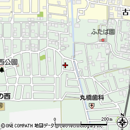 京都府城陽市久世里ノ西27周辺の地図