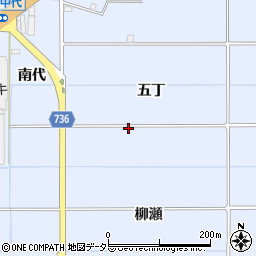 京都府八幡市内里五丁周辺の地図