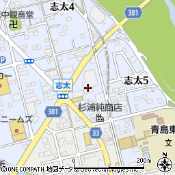 静岡県藤枝市志太5丁目3周辺の地図