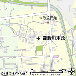 兵庫県たつの市龍野町末政128周辺の地図