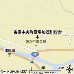岡山県加賀郡吉備中央町下加茂1073-1周辺の地図
