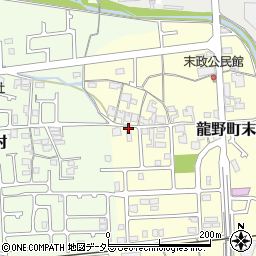 兵庫県たつの市龍野町末政138周辺の地図