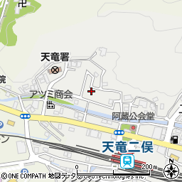 静岡県浜松市天竜区二俣町阿蔵31周辺の地図