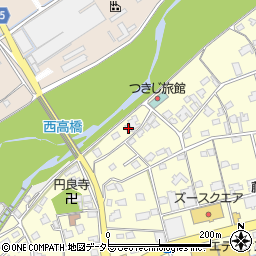 静岡県藤枝市築地911周辺の地図