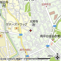 大阪府高槻市南平台4丁目17周辺の地図