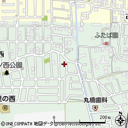 京都府城陽市久世里ノ西141-43周辺の地図