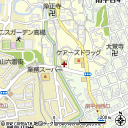 セブンイレブン高槻奈佐原元町店周辺の地図