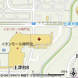 ビアードパパイオン神戸北店周辺の地図