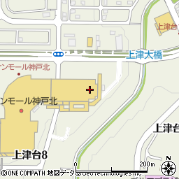 アイシティイオンモール神戸北店周辺の地図