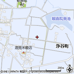 兵庫県小野市浄谷町2326-2周辺の地図