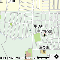 京都府城陽市久世里ノ西176周辺の地図