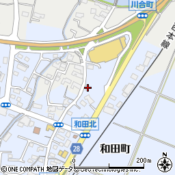 三重県亀山市和田町737周辺の地図
