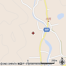 兵庫県相生市矢野町小河295周辺の地図