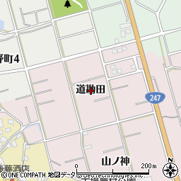 愛知県常滑市古場道勘田周辺の地図