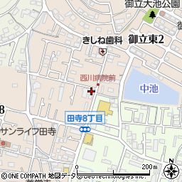 グループホームハイツノバ田寺周辺の地図