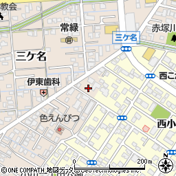 静岡県焼津市三ケ名1089周辺の地図