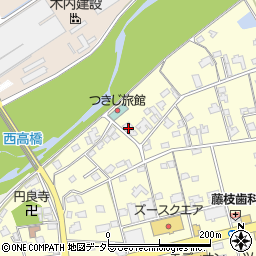静岡県藤枝市築地882周辺の地図