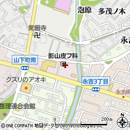 愛知県西尾市住崎町流周辺の地図