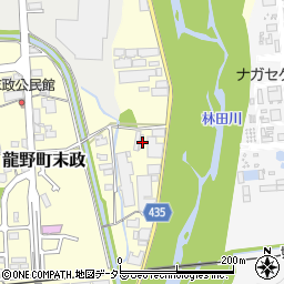 兵庫県たつの市龍野町末政283周辺の地図