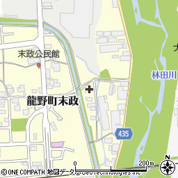兵庫県たつの市龍野町末政100周辺の地図