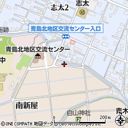 静岡県藤枝市南新屋11周辺の地図