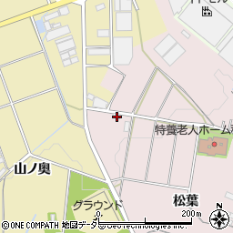 愛知県豊川市西原町松葉73周辺の地図