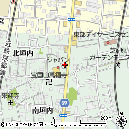京都府城陽市久世北垣内34周辺の地図