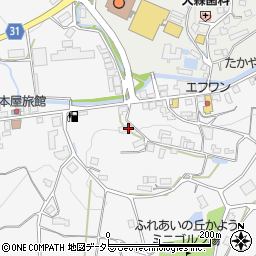 岡山県加賀郡吉備中央町竹荘640周辺の地図