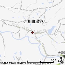 兵庫県三木市吉川町湯谷451周辺の地図