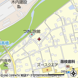 静岡県藤枝市築地880周辺の地図