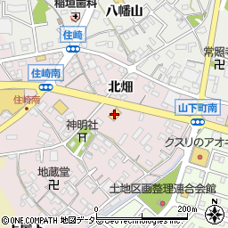 くら寿司西尾店周辺の地図