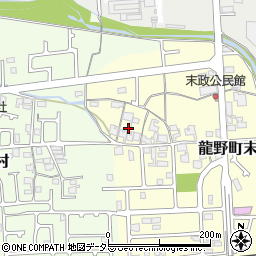 兵庫県たつの市龍野町末政34周辺の地図