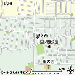 京都府城陽市久世里ノ西174周辺の地図
