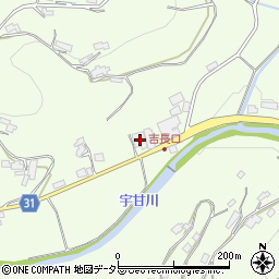 岡山県加賀郡吉備中央町田土1040周辺の地図