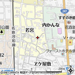 愛知県知多郡武豊町若宮142周辺の地図
