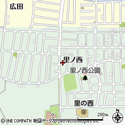 京都府城陽市久世里ノ西175周辺の地図