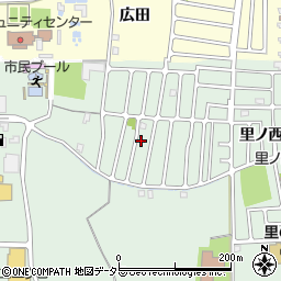 京都府城陽市久世里ノ西193周辺の地図