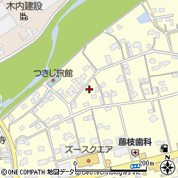 静岡県藤枝市築地875周辺の地図