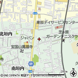 京都府城陽市久世北垣内145周辺の地図