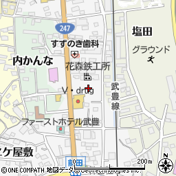 愛知県知多郡武豊町口田59周辺の地図