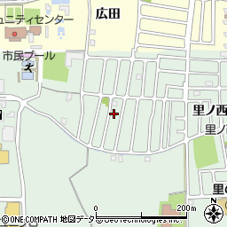 京都府城陽市久世里ノ西193-13周辺の地図