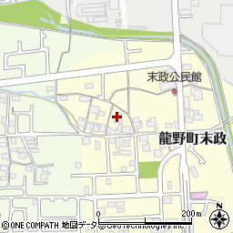 兵庫県たつの市龍野町末政52周辺の地図