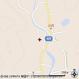 兵庫県相生市矢野町小河201周辺の地図