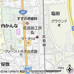愛知県知多郡武豊町口田59-3周辺の地図
