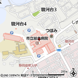 スルガ銀行藤枝市立総合病院 ＡＴＭ周辺の地図