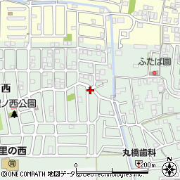 京都府城陽市久世里ノ西142-4周辺の地図
